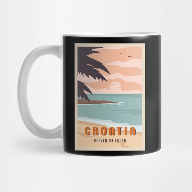 Croatia travel destination poster by NeedsFulfilled